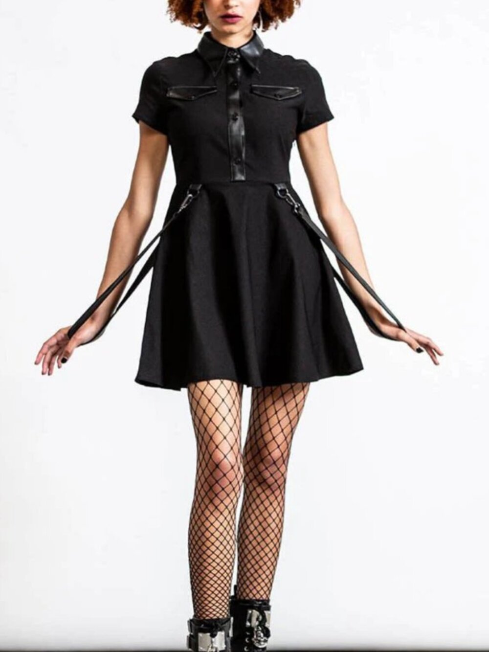 New With Tags - Killstar Menace Grunge Collar Dress - 4XL